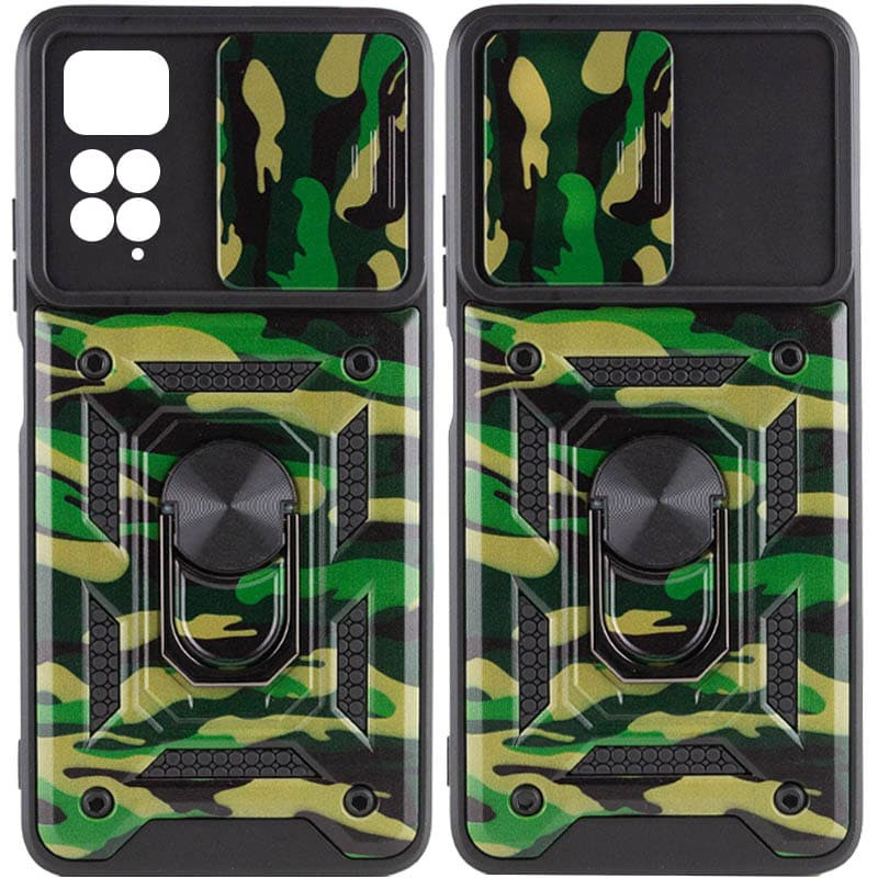 

Ударопрочный чехол Camshield Serge Ring Camo для Xiaomi Redmi Note 11S Зеленый / Army Green (211368)