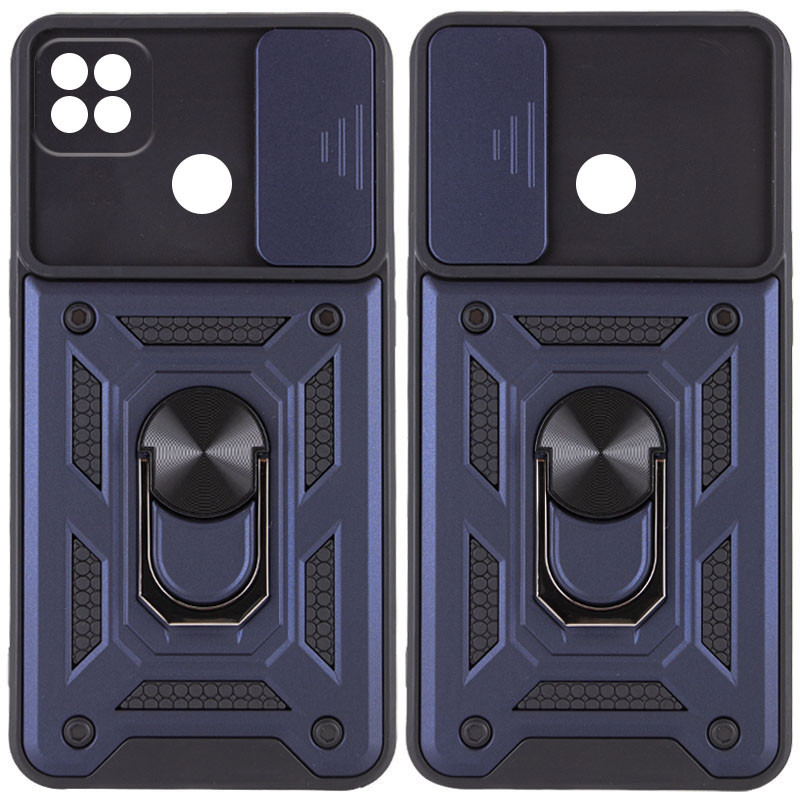 

Ударопрочный чехол Camshield Serge Ring для Realme C25Y Синий (210133)