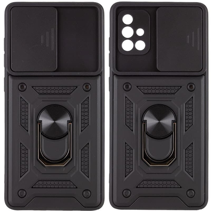 

Ударостійкий чохол Camshield Serge Ring for Magnet для Samsung Galaxy A51 (Чорний)