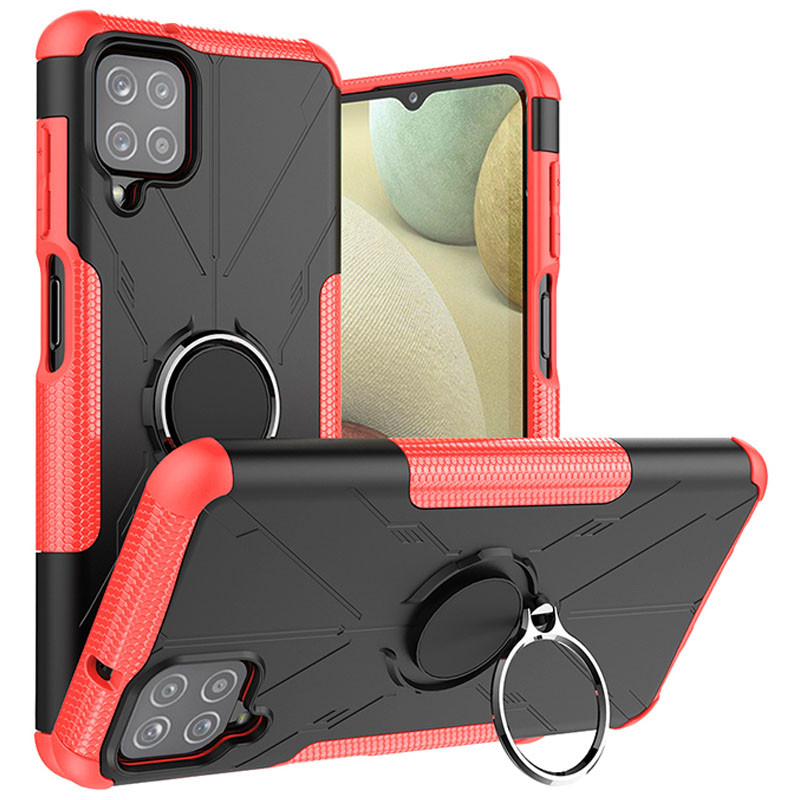 

Ударопрочный чехол Protective Ring для Samsung Galaxy A12 Nacho Красный (200218)