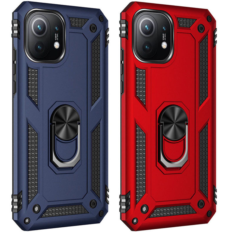 

Ударопрочный чехол Serge Ring for Magnet для Xiaomi Mi 11 Lite (187731)