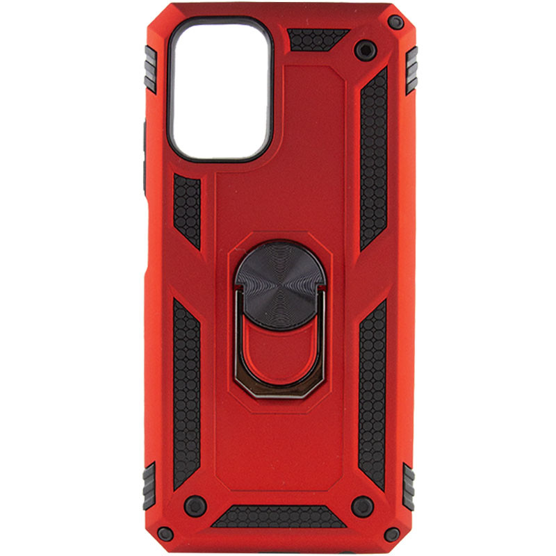

Ударостійкий чохол Serge Ring for Magnet для Xiaomi Redmi Note 10s (Червоний)