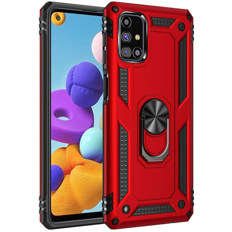 

Ударопрочный чехол Serge Ring for Magnet для Samsung Galaxy M31s Красный (150032)