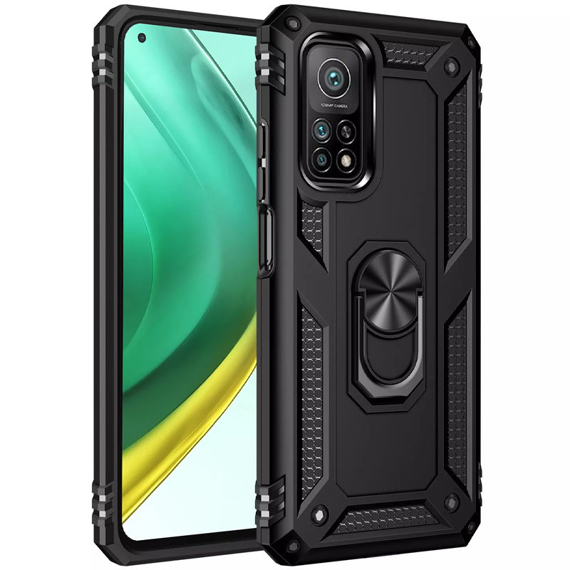 

Ударостійкий чохол Serge Ring for Magnet для Xiaomi Mi 10T Pro (Чорний)