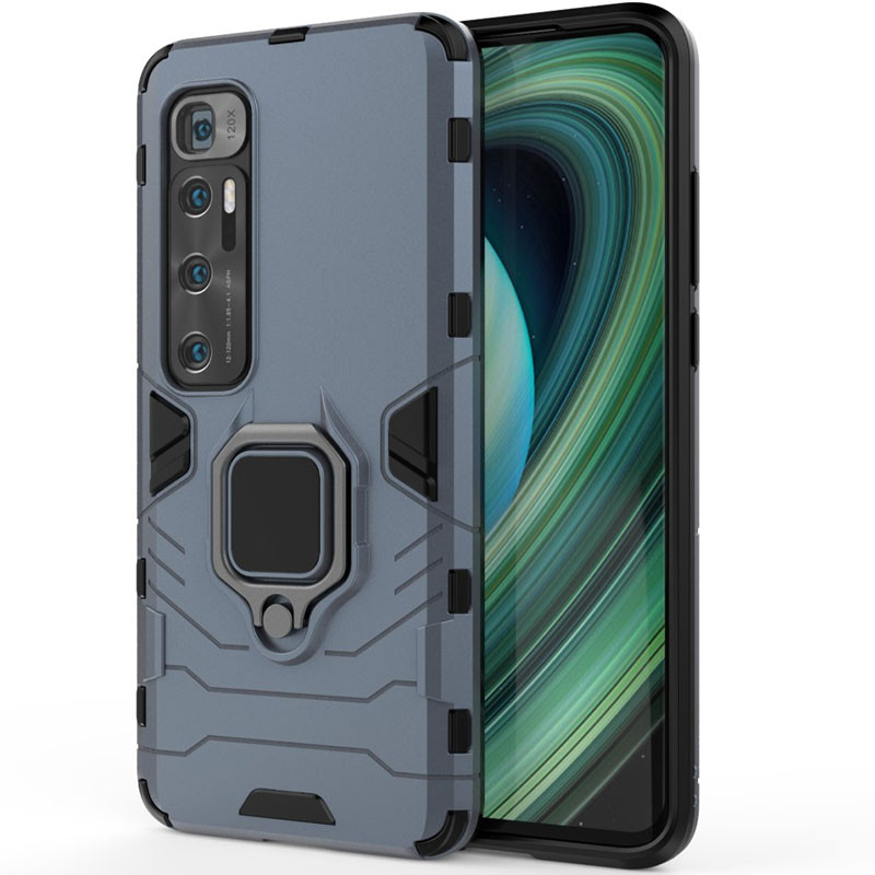

Ударопрочный чехол Transformer Ring for Magnet для Xiaomi Mi 10 Ultra Серый / Metal slate (150261)