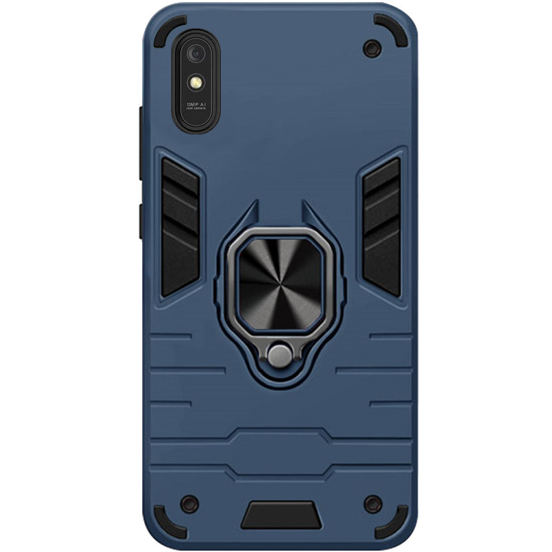 

Ударопрочный чехол Transformer Ring for Magnet для Xiaomi Redmi 9A Синий / Sapphire (179296)