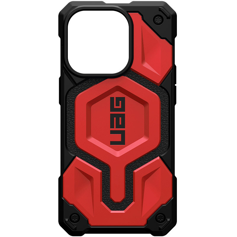 

Ударопрочный чехол UAG Monarch Pro with MagSafe Leather для Apple iPhone 15 (6.1") Красный (258018)