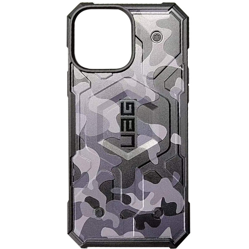 

Ударопрочный чехол UAG Pathfinder with MagSafe Camo для Apple iPhone 13 (6.1") Серый (225821)