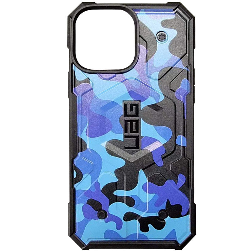 

Ударопрочный чехол UAG Pathfinder with MagSafe Camo для Apple iPhone 13 (6.1") Синий (225822)