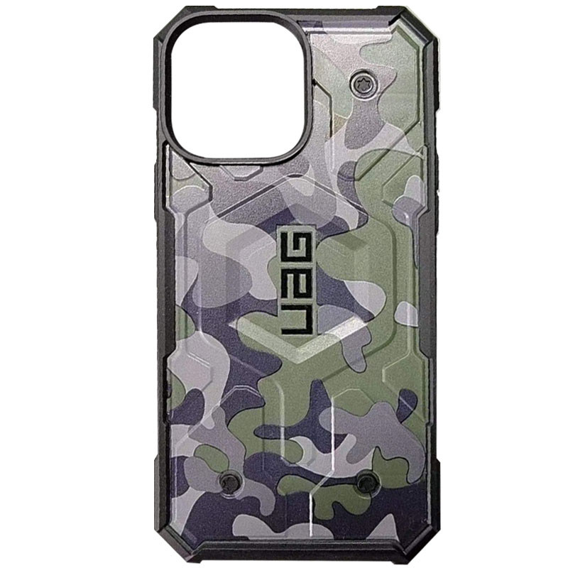 

Ударопрочный чехол UAG Pathfinder with MagSafe Camo для Apple iPhone 13 (6.1") Зеленый (225820)