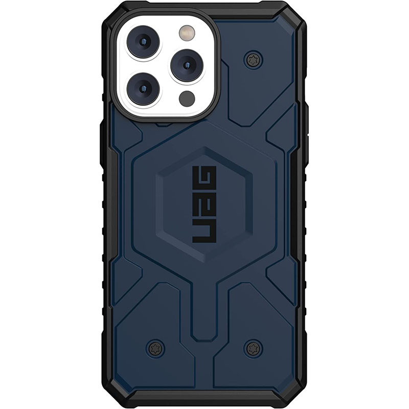

Ударопрочный чехол UAG Pathfinder with MagSafe для Apple iPhone 15 Pro Max (6.7") Синий (258030)