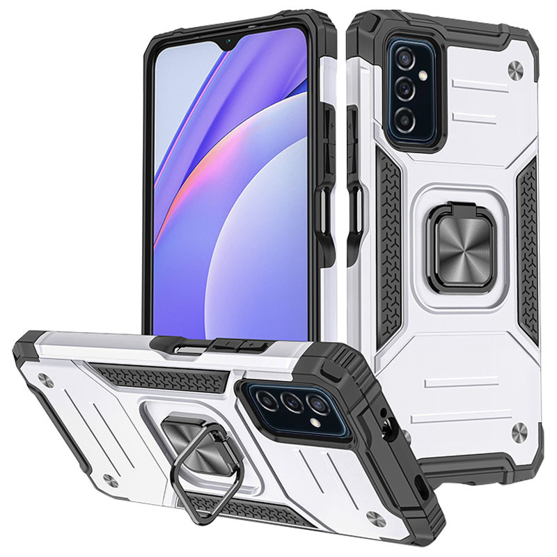 

Ударостійкий чохол Union Ring for Magnet для Samsung Galaxy M52 (Срібний)