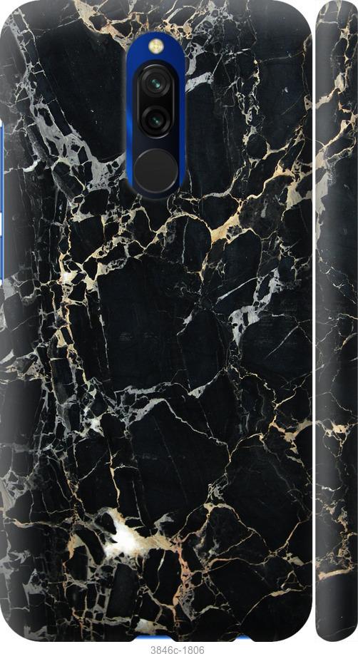 

Чехол на Xiaomi Redmi 8 Черный мрамор