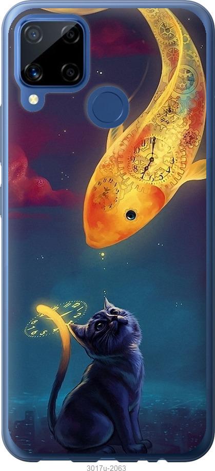 

Чехол на Realme C15 Кошкин сон