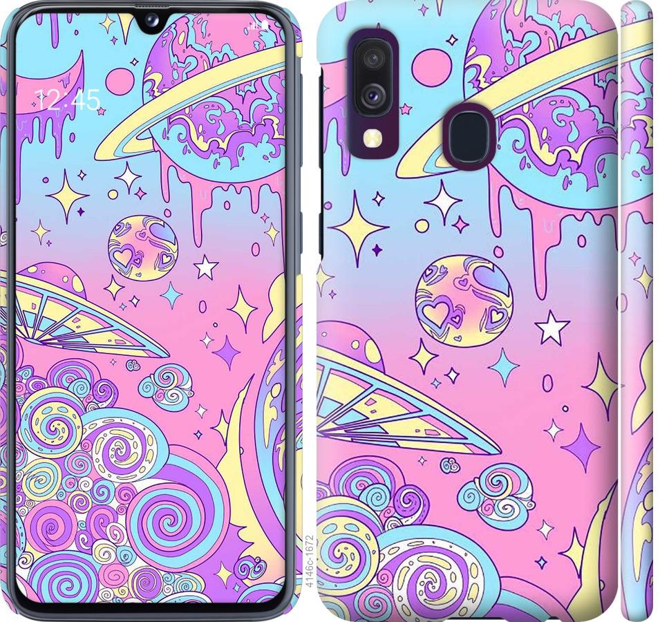 

Чохол на Samsung Galaxy M30s 2019 Рожева галактика