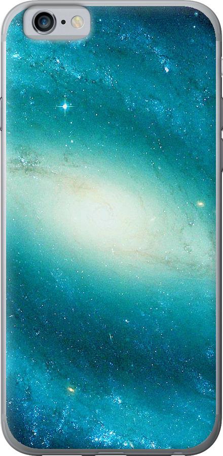 Чехол на iPhone 6s Голубая галактика