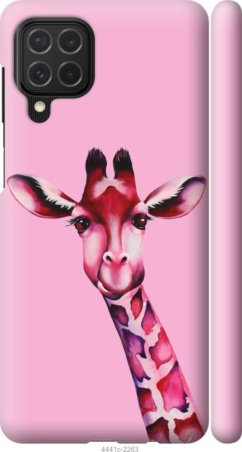 

Чохол на Samsung Galaxy M62 Рожева жирафа
