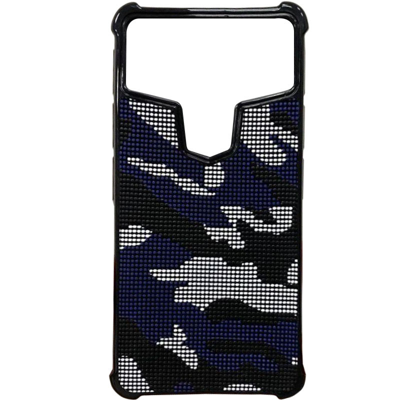 

Универсальный TPU чехол Камуфляж с усиленными углами 6.3-6.5 Синий (146879)