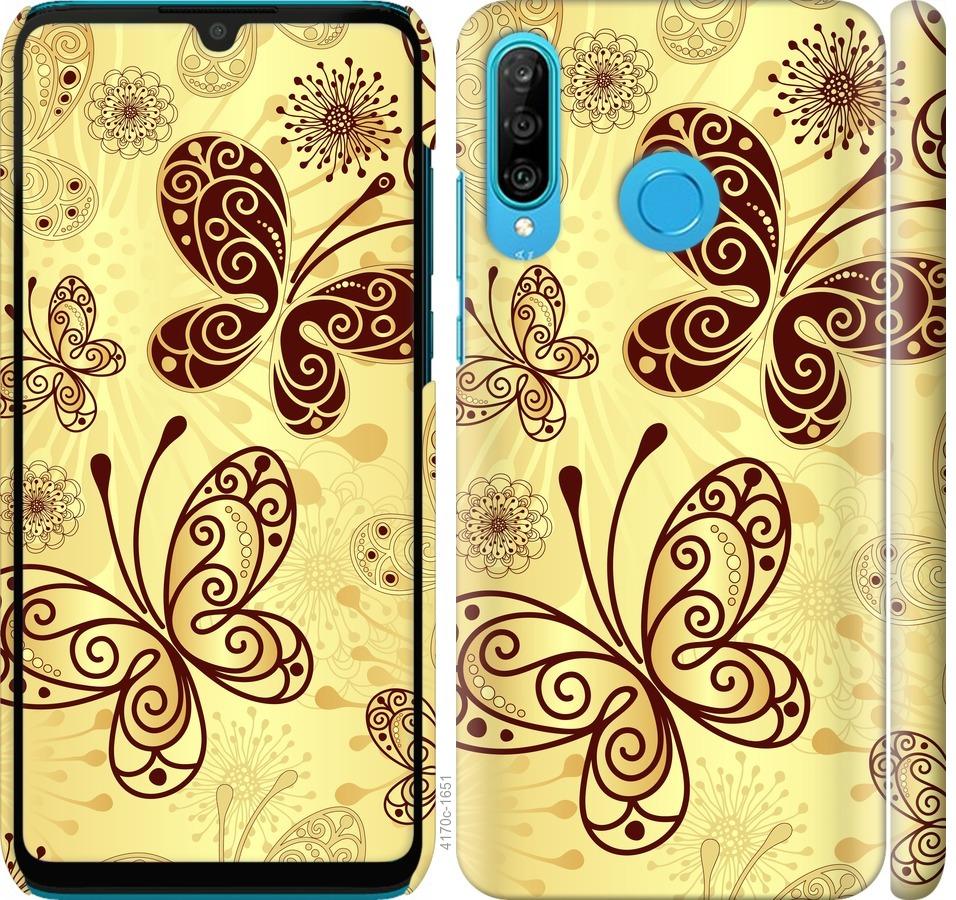 

Чехол на Huawei P30 Lite Красивые бабочки