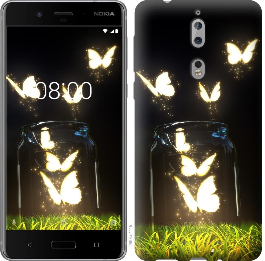 Чехол на Nokia 8 Бабочки