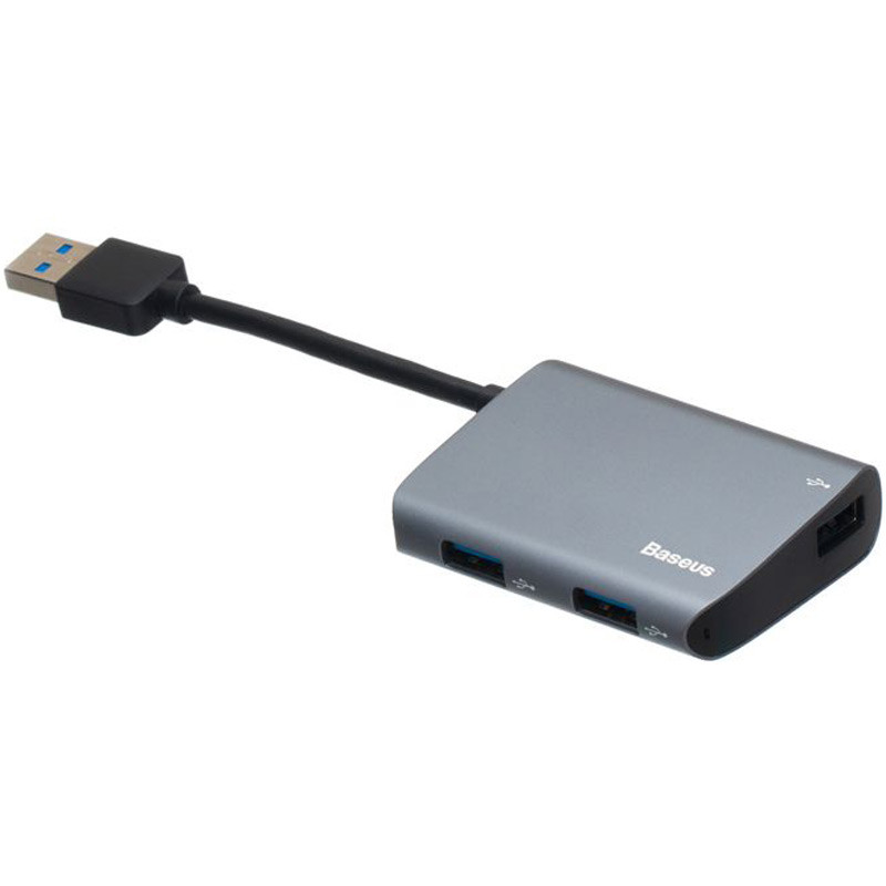 

USB Hub Baseus CAHUB to 3USB 3.0 (Чорний)