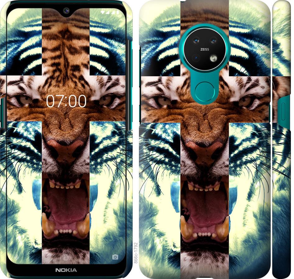 

Чохол на Nokia 7.2 Злий тигр