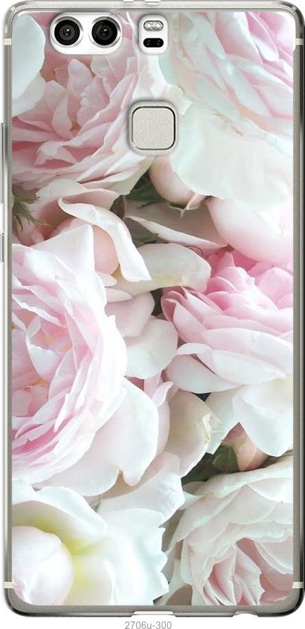 

Чехол на Huawei P9 Plus Пионы v2