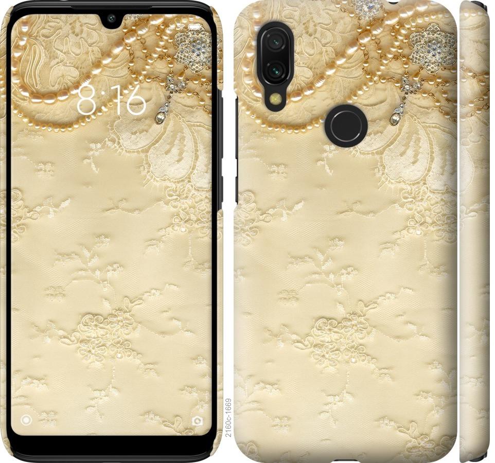 

Чехол на Xiaomi Redmi 7 Кружевной орнамент