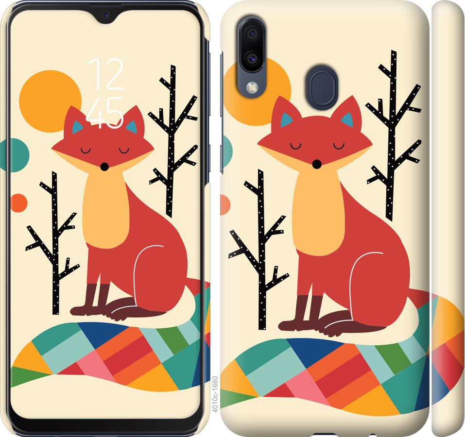 

Чехол на Samsung Galaxy M20 Rainbow fox