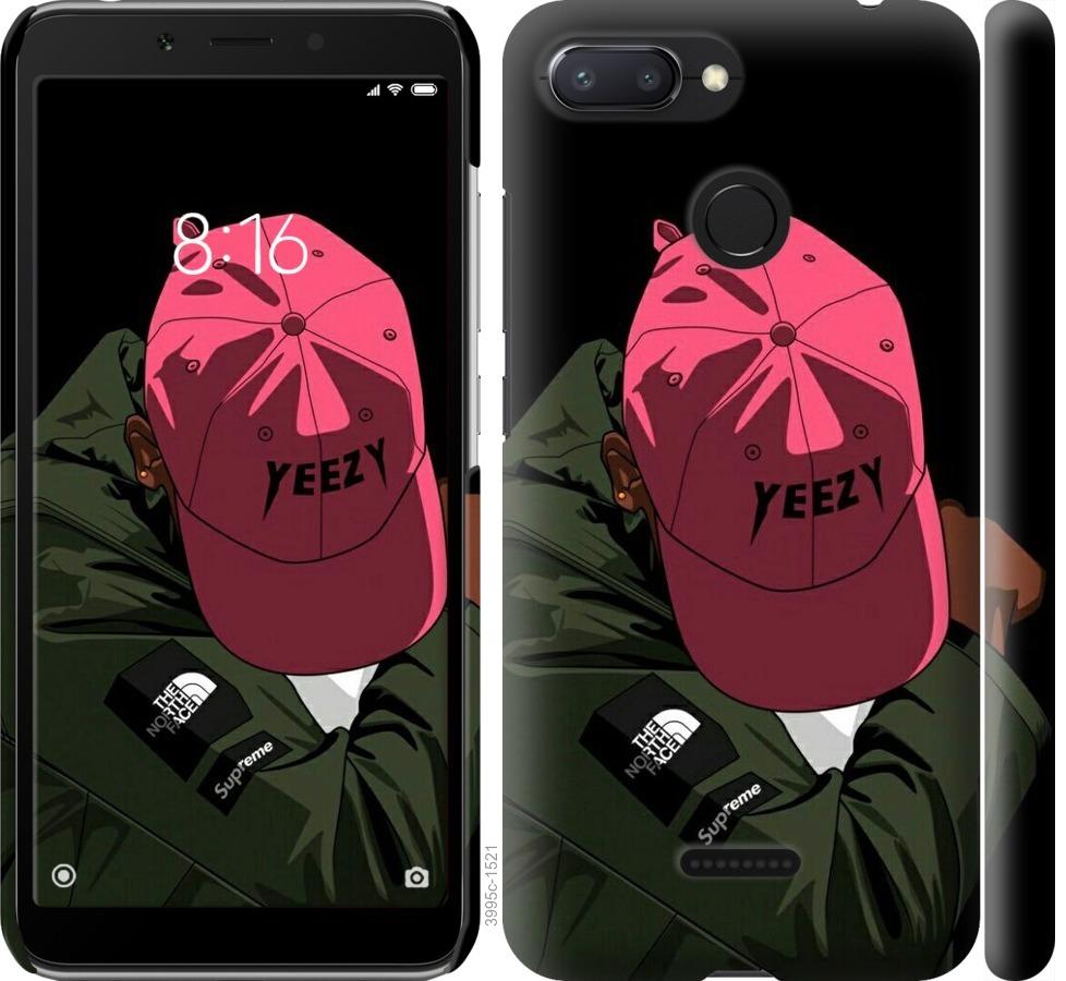 

Чехол на Xiaomi Redmi 6 logo de yeezy