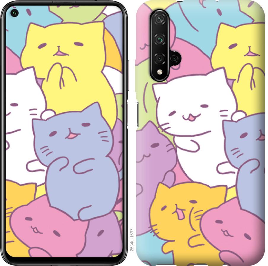 

Чехол на Huawei Honor 20 Котики