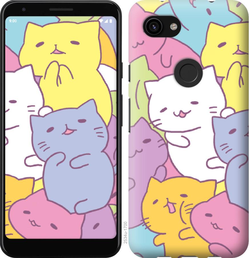 

Чехол на Google Pixel 3a Котики