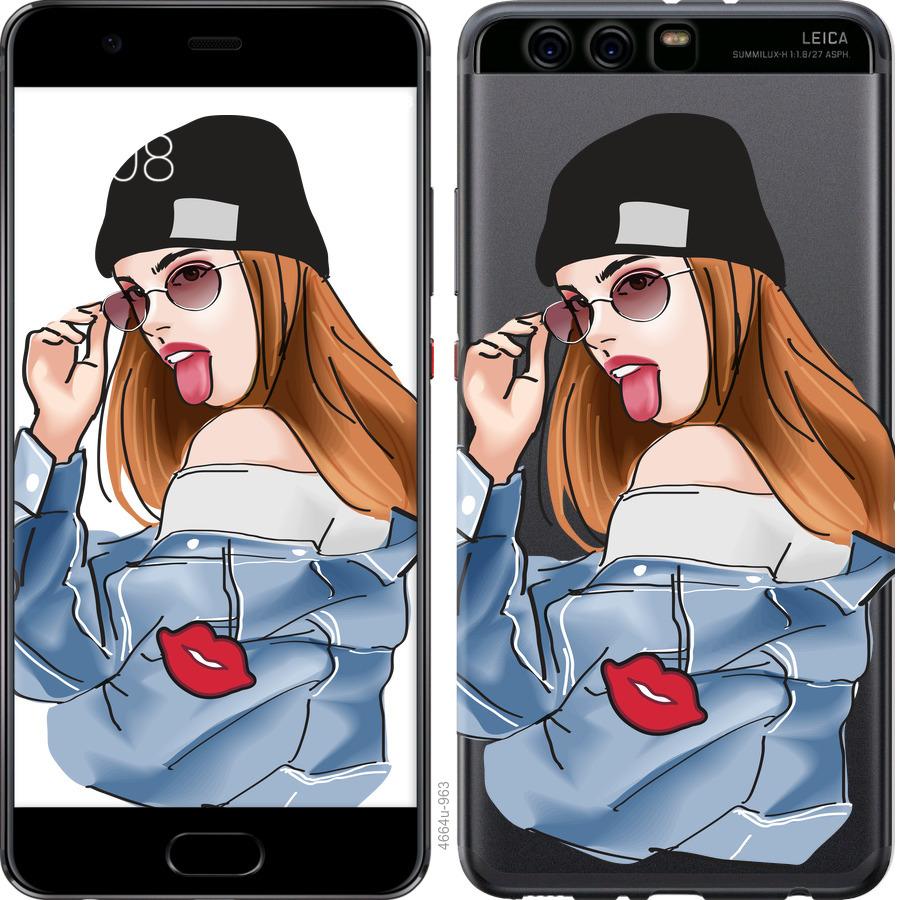 

Чохол на Huawei P10 Plus Дівчина v3