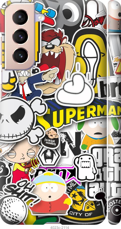 

Чехол на Samsung Galaxy S21 Popular logos