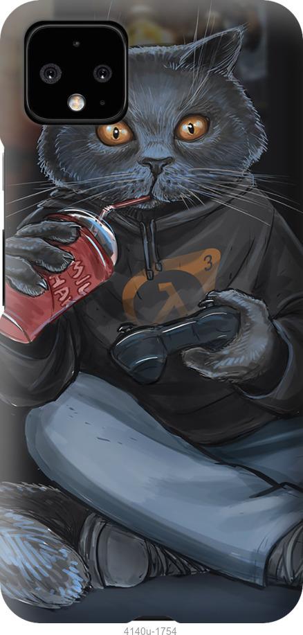 

Чехол на Google Pixel 4 XL gamer cat
