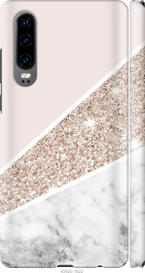 

Чехол на Huawei P30 Пастельный мрамор