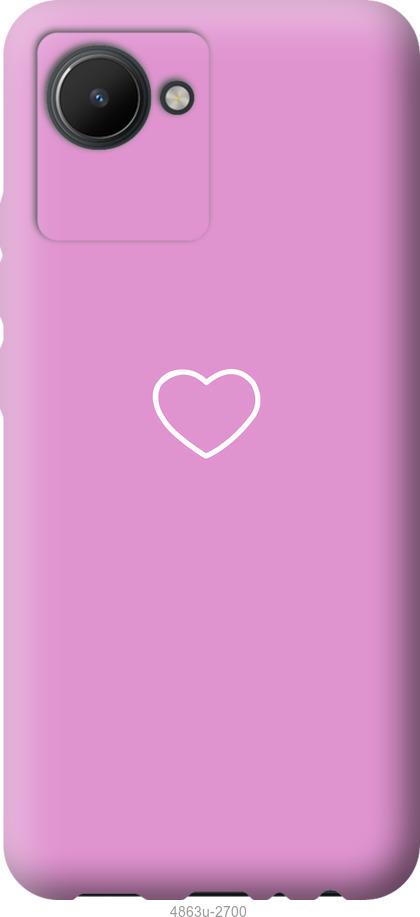 

Чохол на Realme C30 серце 2