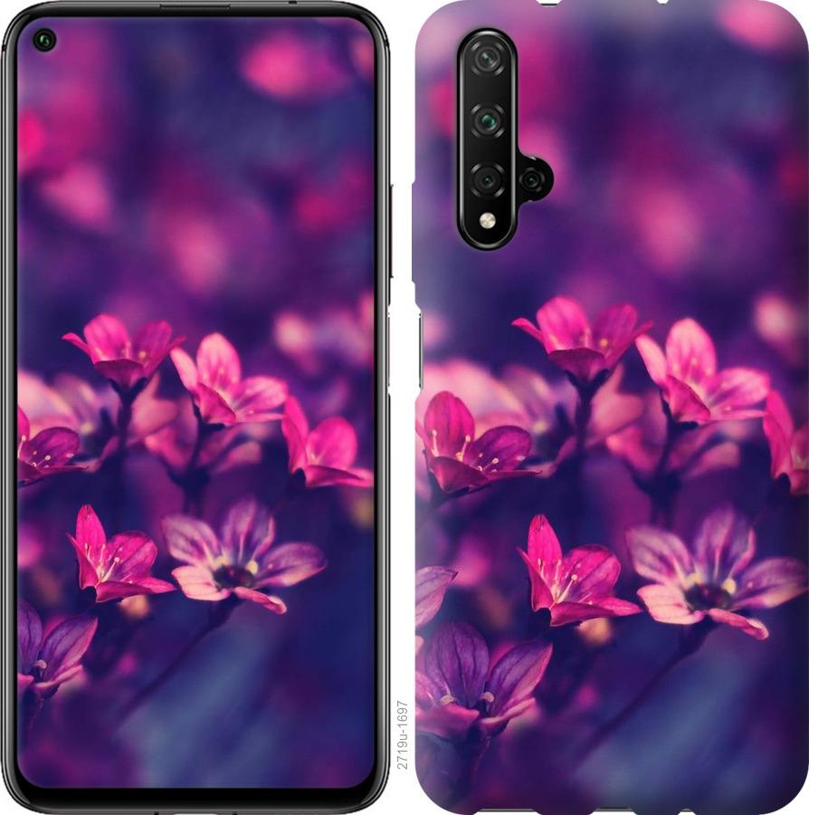 

Чохол на Huawei Honor 20 Пурпурні квіти