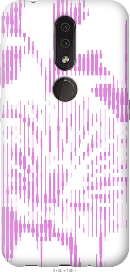 

Чехол на Nokia 4.2 Розовый бутон. Цветок. Pink Flower Bloom
