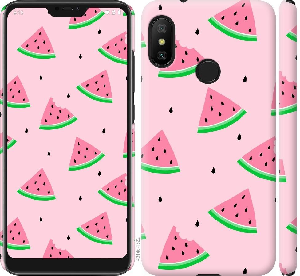 

Чехол на Xiaomi Redmi 6 Pro Розовый арбуз