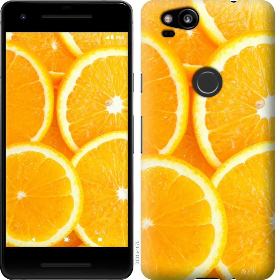 

Чохол на Google Pixel 2 часточки апельсина