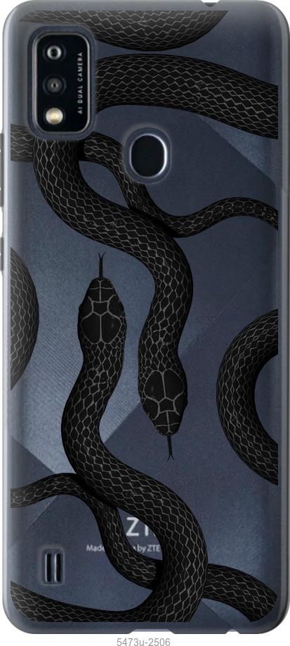 

Чехол на ZTE Blade A51 Змеи