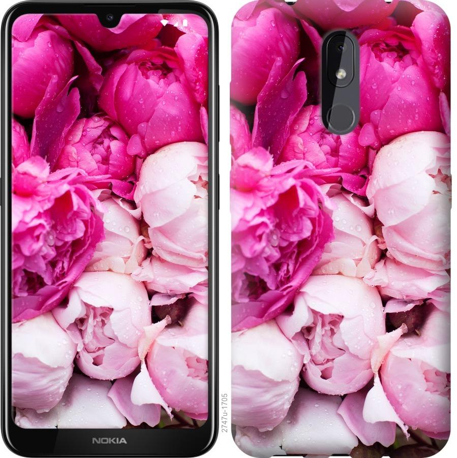

Чохол на Nokia 3.2 Рожеві півонії