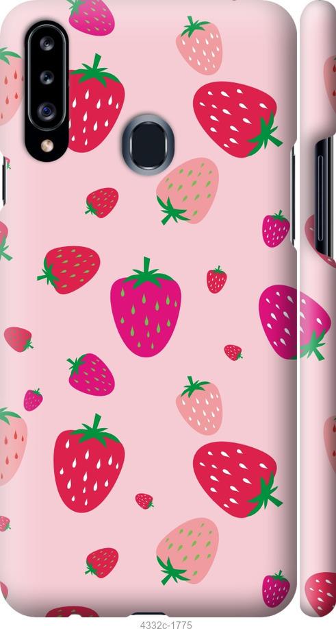 

Чохол на Samsung Galaxy A20s A207F Полунички