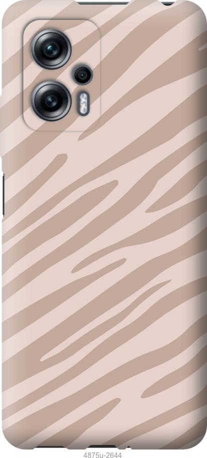 

Чохол на Xiaomi Redmi Note 11T Pro Зебра беж