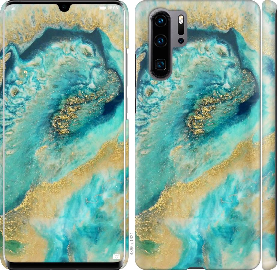

Чехол на Huawei P30 Pro Green marble