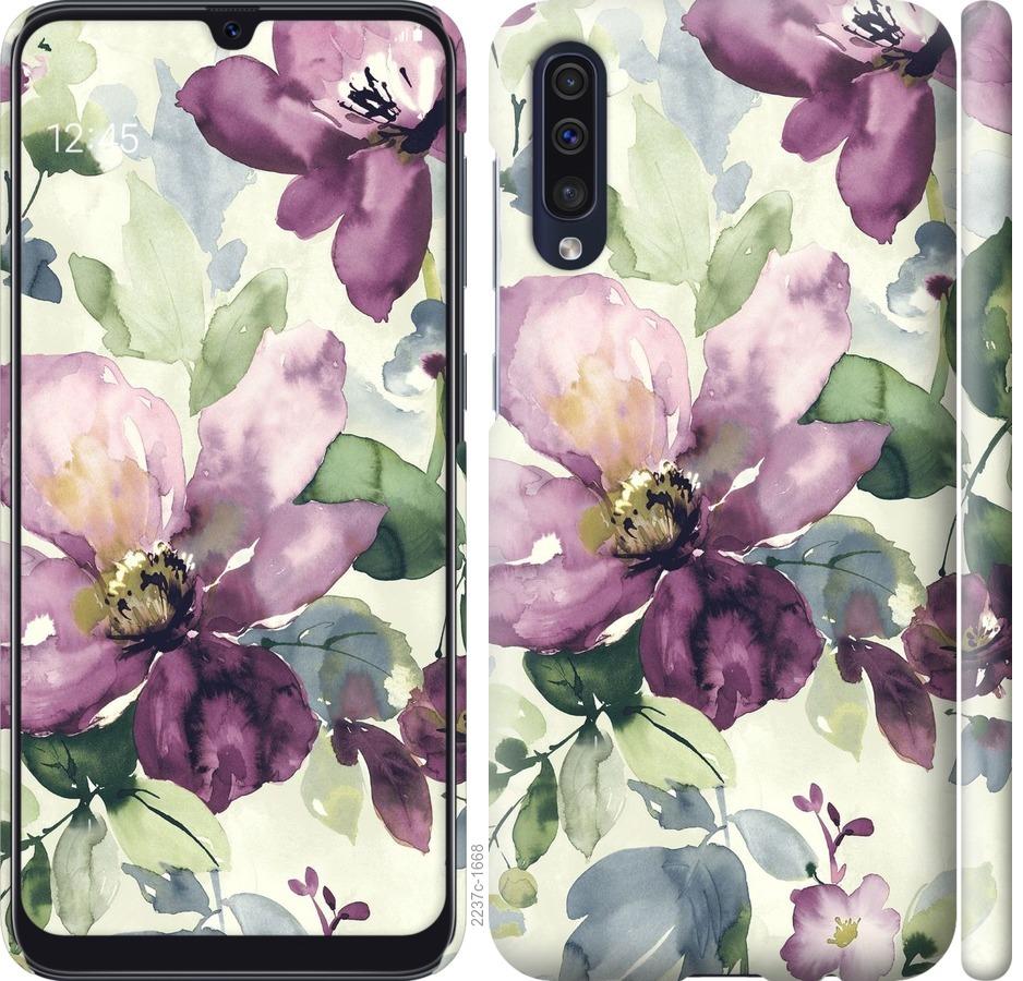 

Чохол на Samsung Galaxy A50 2019 A505F Квіти аквареллю