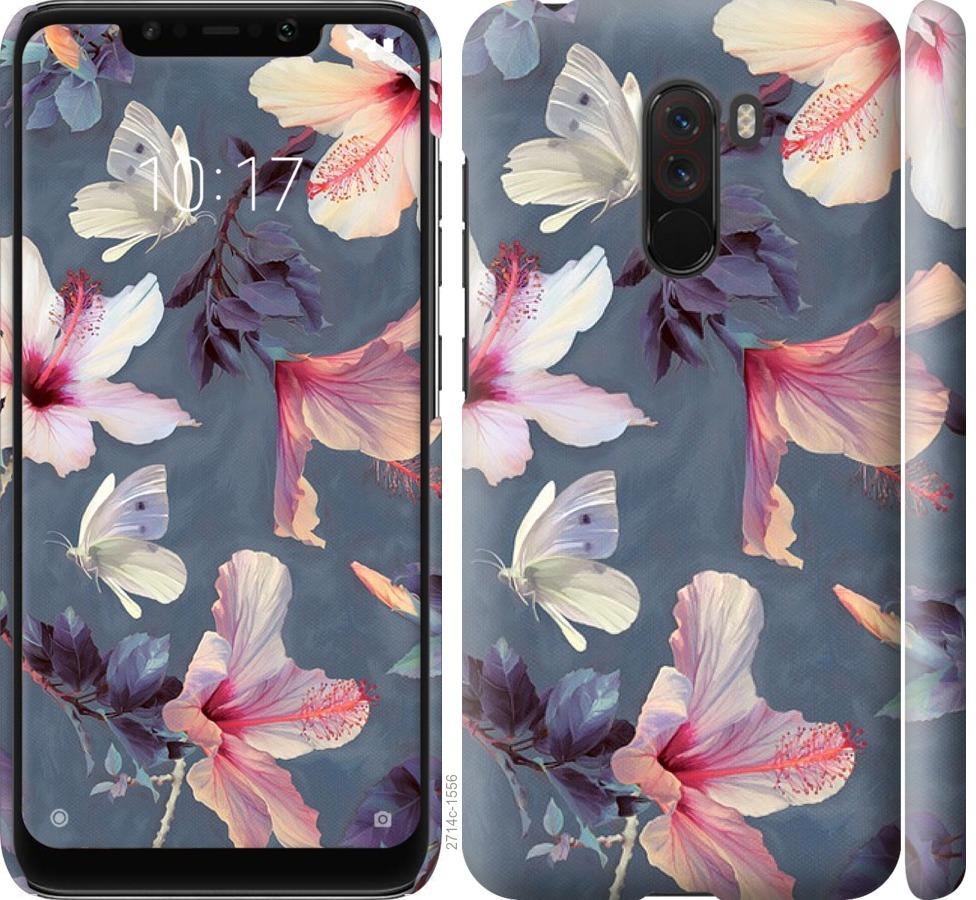 

Чохол на Xiaomi Pocophone F1 Намальовані квіти