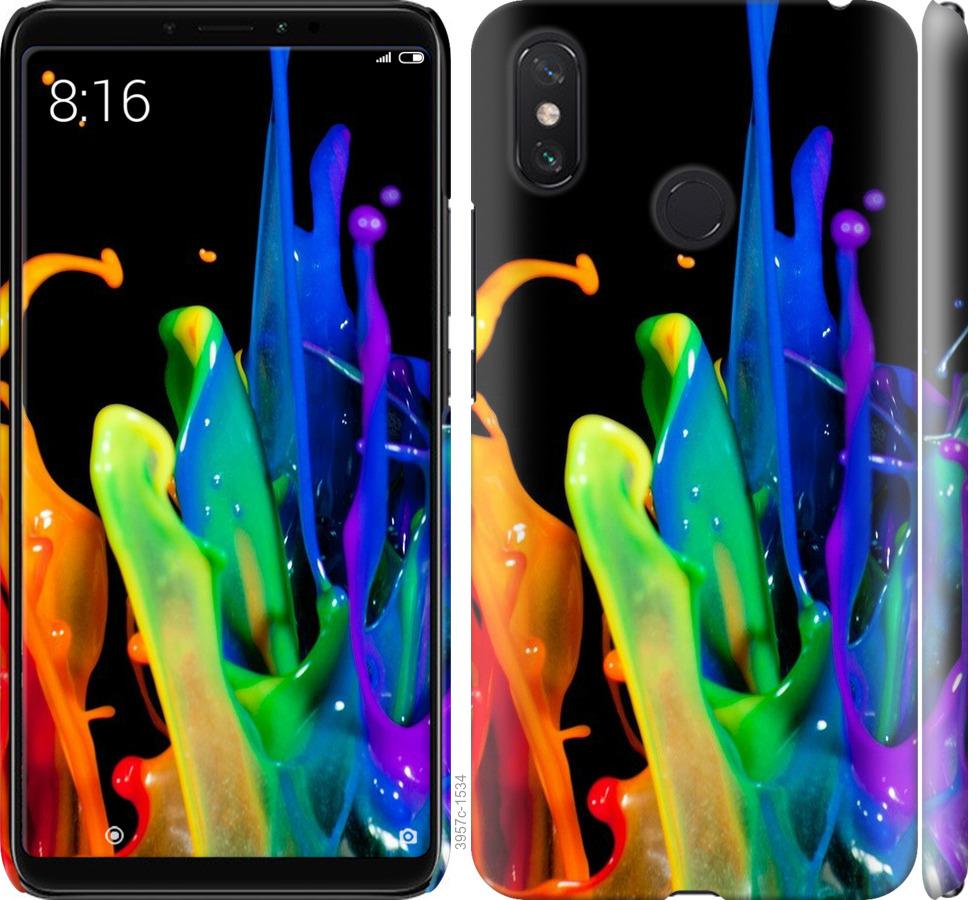 

Чохол на Xiaomi Mi Max 3 бризки фарби