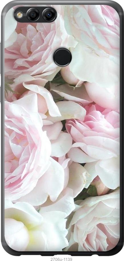 

Чехол на Huawei Honor 7X Пионы v2